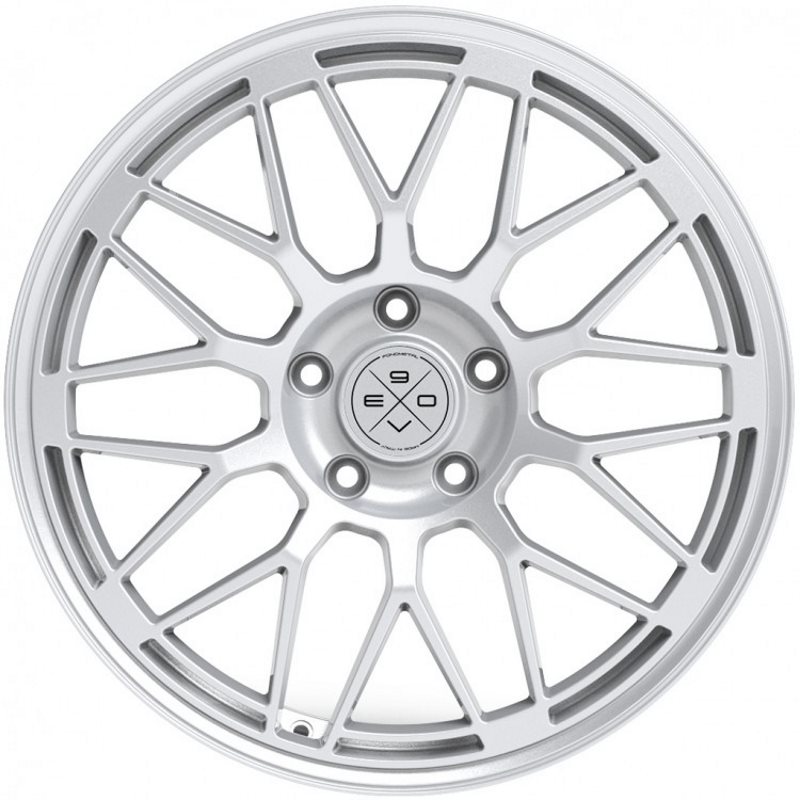 FONDMETAL / 9EVOLUTION / GLOSSY SILVER<br>8,0J18" 5X108 45 75