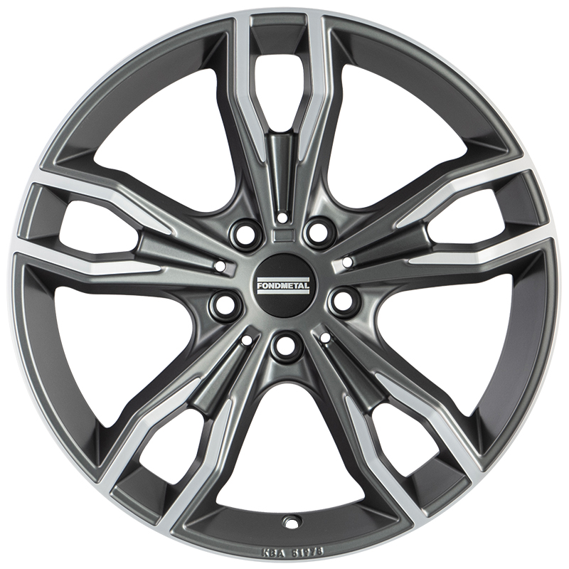 FONDMETAL / ALKE / GLOSSY TITANIUM<br>8,5J20" 5X108 35 75
